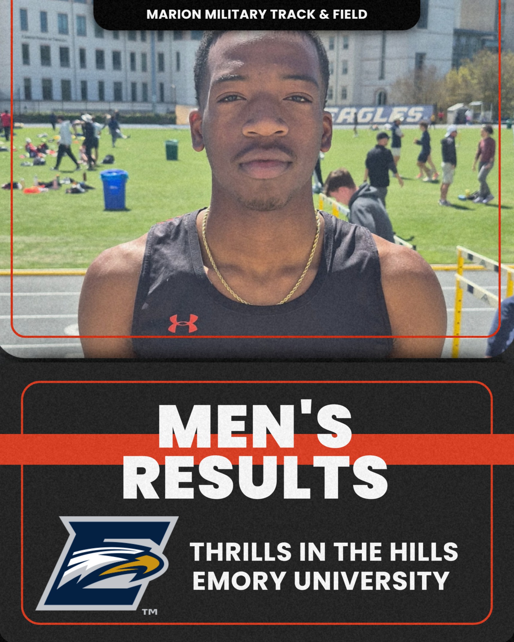 Results from Emory University - Men's Track &amp; Field
