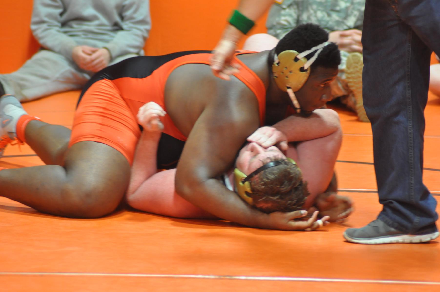 Tigers Win Final Wrestling Match Dual of Season